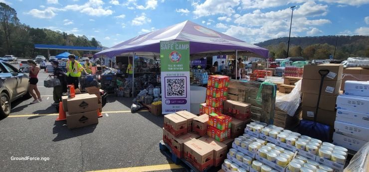 Ground Force supply distribution site